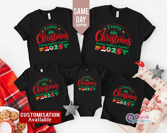Family Christmas 2026 Making Memories Together Shirts, Christmas shirt, Christmas Family Shirt, Christmas Group Shirt, Christmas Pajamas Tee