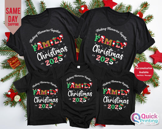 Family Christmas 2026 Making Memories Together Shirts, Family All Together Shirts, Custom Christmas Shirt, family matching Christmas shirt