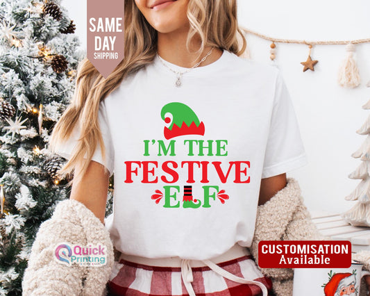 Christmas Family Matching, Funny Christmas Shirt, Custom The Elf Shirt, Custom Elf Shirt, Christmas Elf Shirts,Christmas Family Matching Tee
