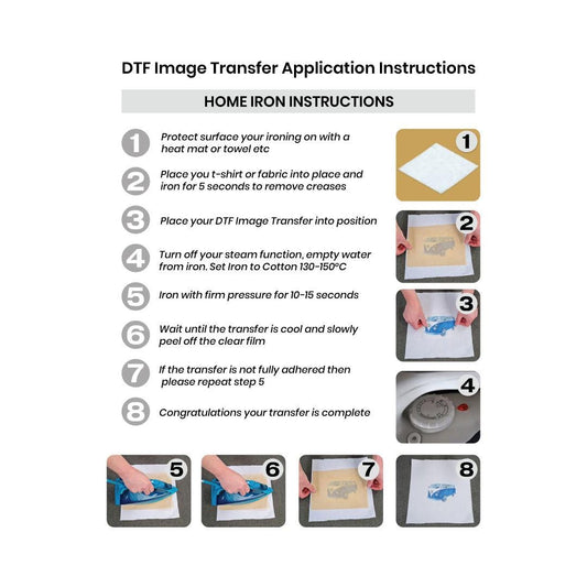 Custom DTF Iron On Transfer: Personalized Photo Design