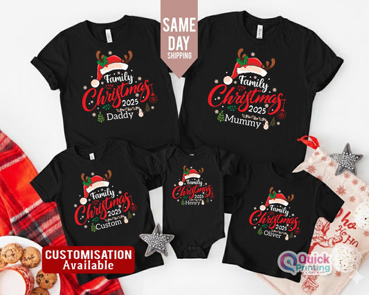 Family Christmas 2026 Making Memories Together Shirts, Custom Christmas T-shirt, Matching Family Christmas Shirts, Family Christmas Squad T