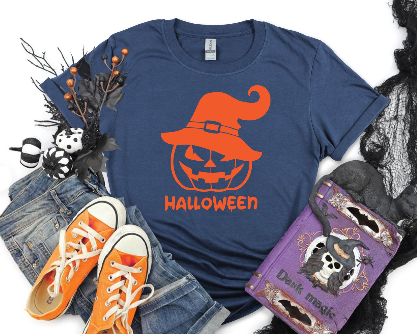 Halloween Pumpkin Face shirts, Funny Halloween Tshirt Tops 2023, Trick or Treat, Halloween Party Costume T-Shirt, Halloween Gifts UK