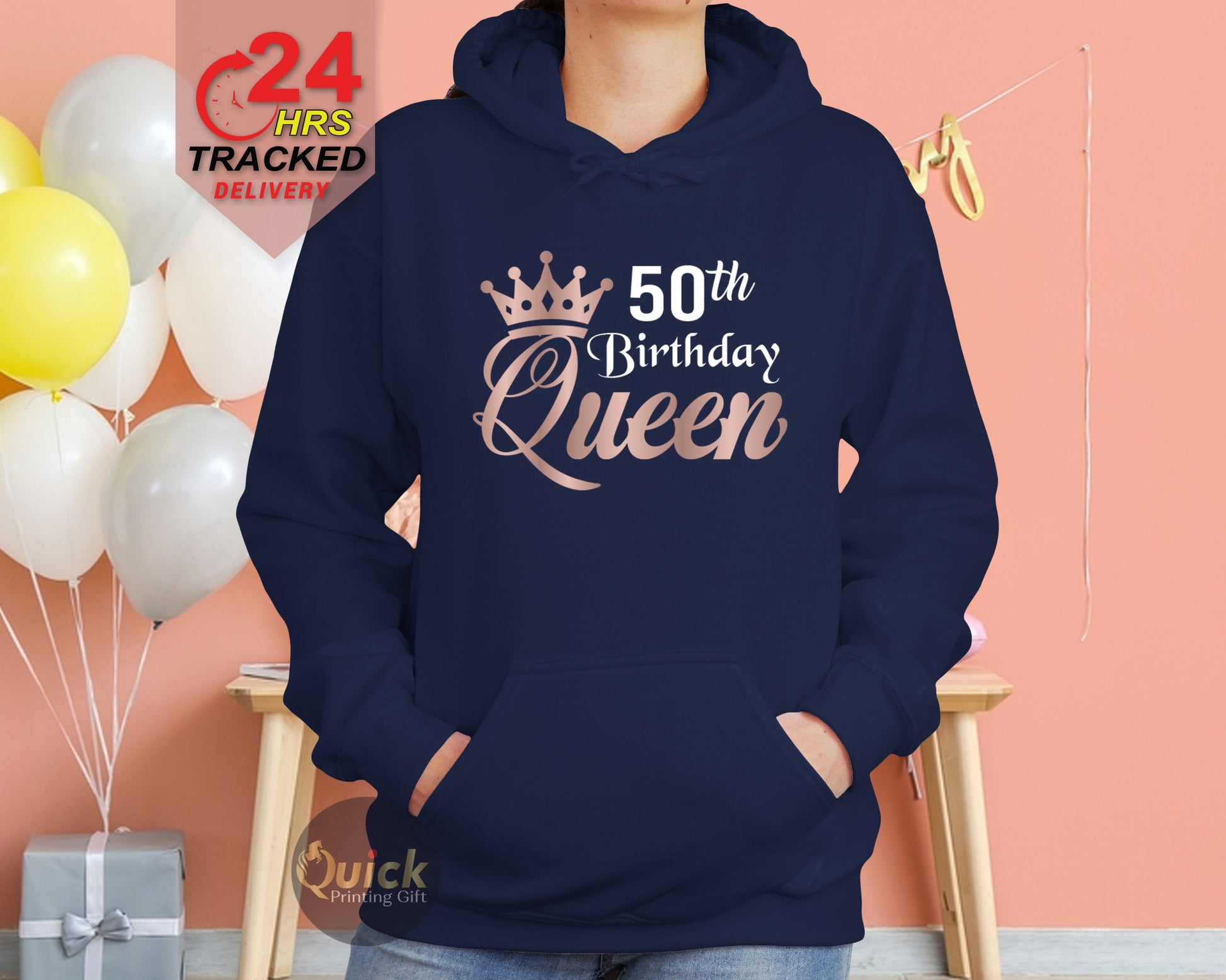 50th Birthday Queen Hoodie