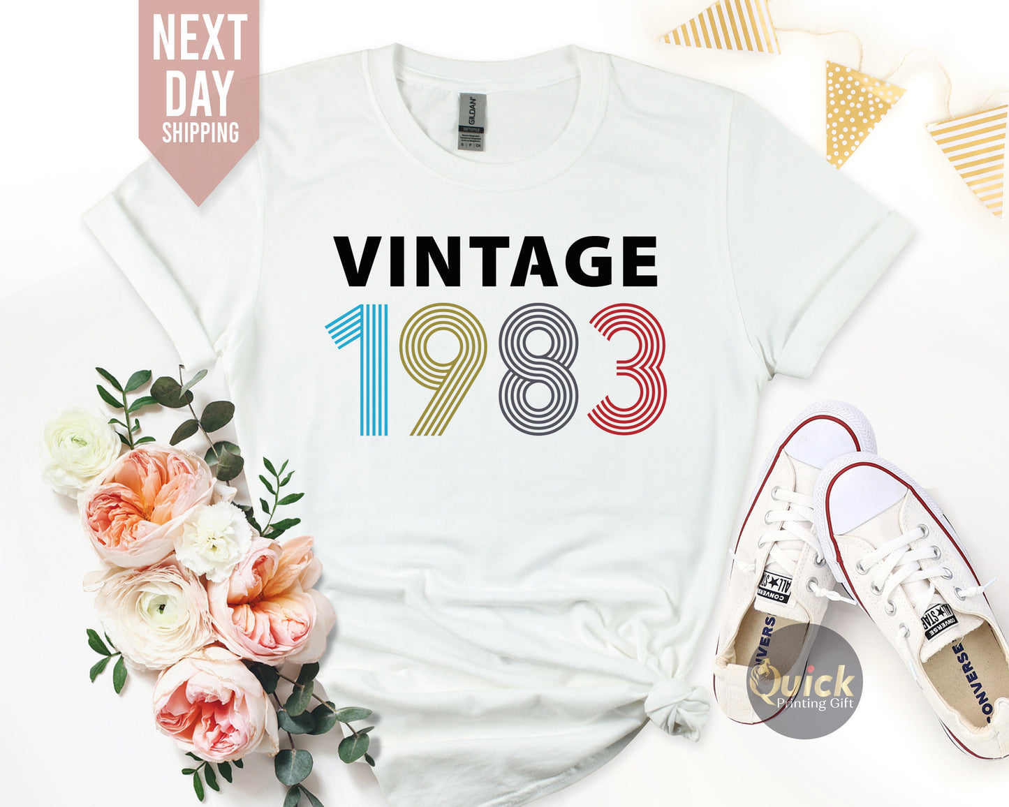 Vintage 1983 Birthday T-Shirt