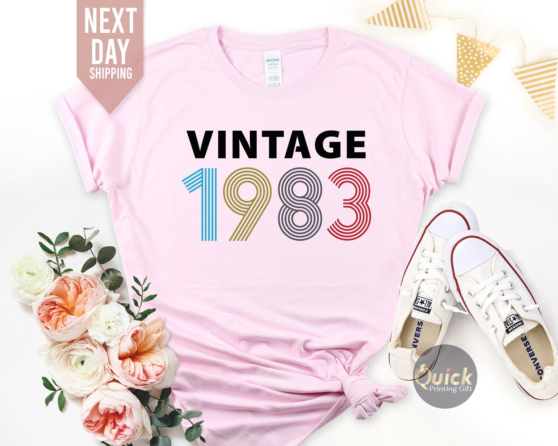 Vintage 1983 Birthday T-Shirt