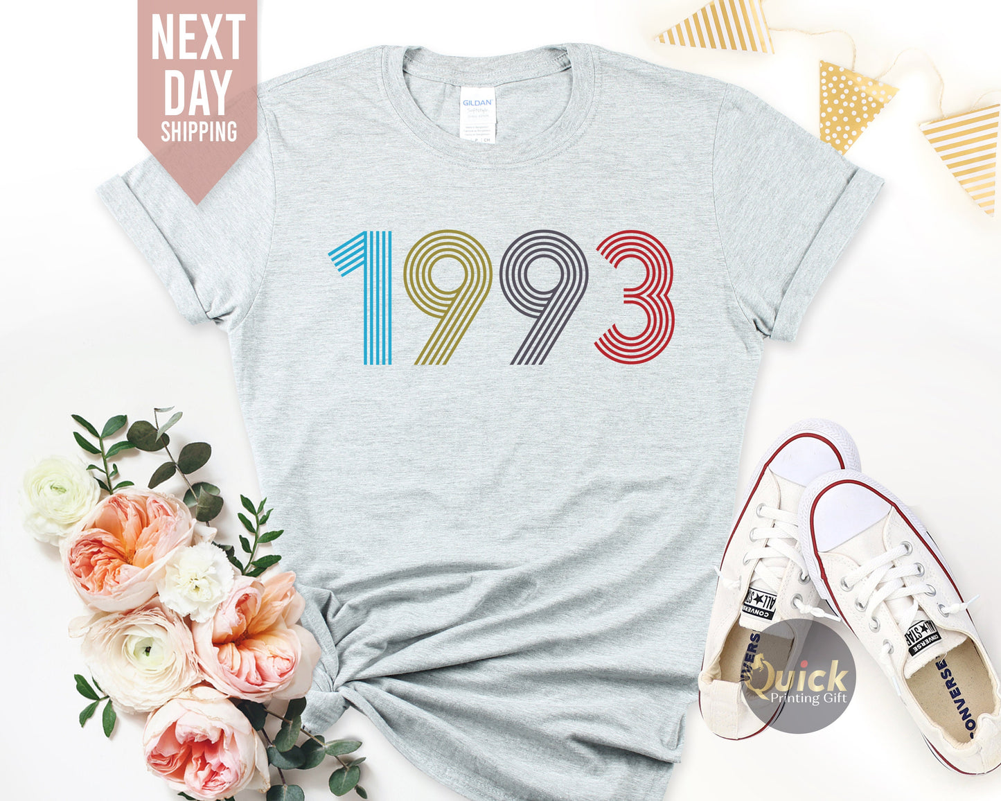 Ladies 30th Birthday Shirt, 1993 Birthday Shirt, 30th Birthday Gifts for women, Vintage Birthday gift shirt, Mum Birthday Gift 2023