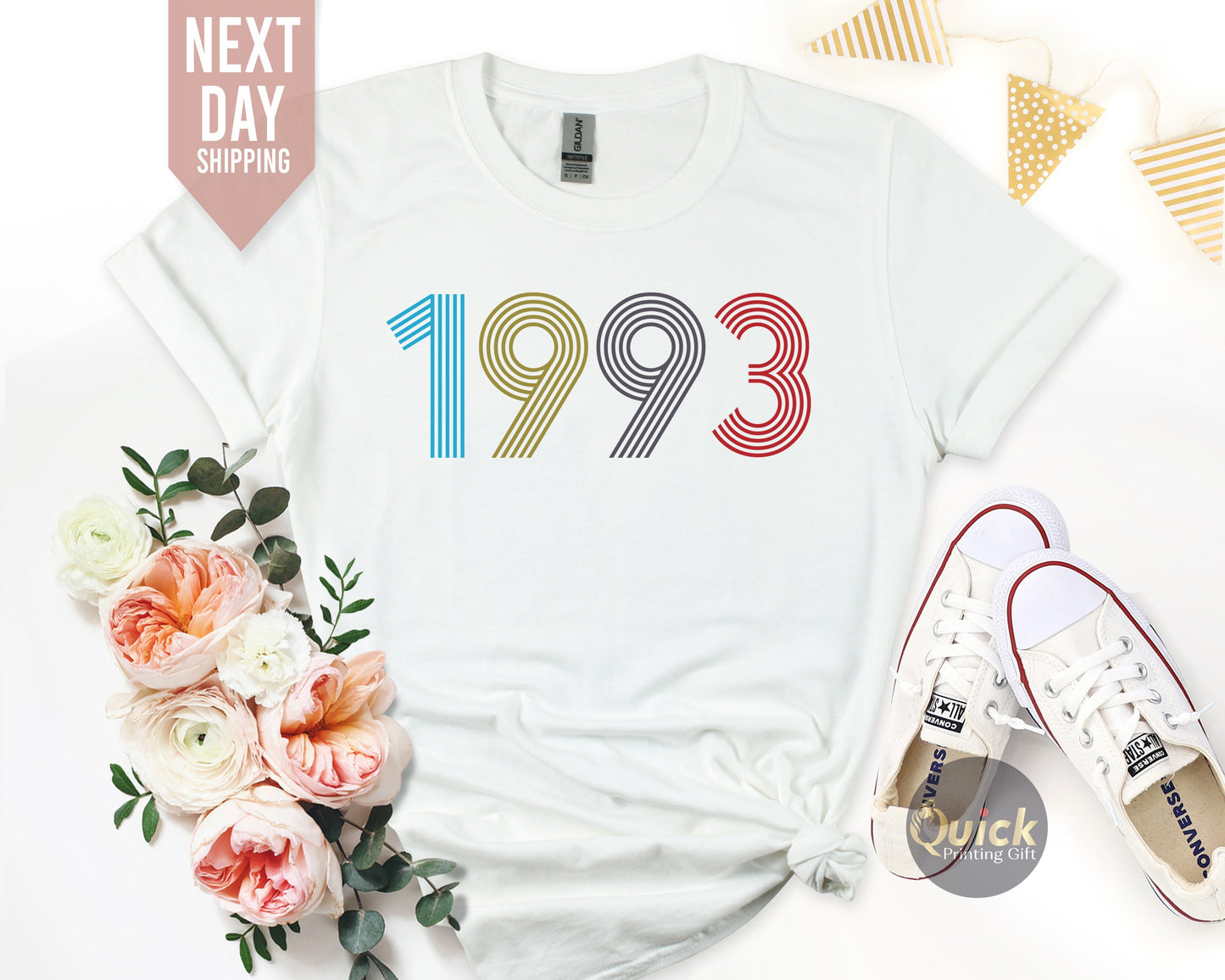 Ladies 30th Birthday Shirt, 1993 Birthday Shirt, 30th Birthday Gifts for women, Vintage Birthday gift shirt, Mum Birthday Gift 2023