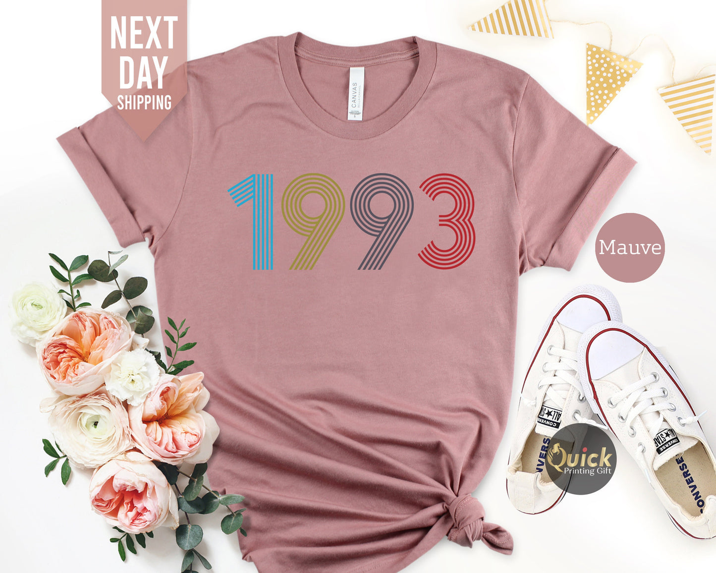 Ladies 30th Birthday Shirt, 1993 Birthday Shirt, 30th Birthday Gifts for women, Vintage Birthday gift shirt, Mum Birthday Gift 2023