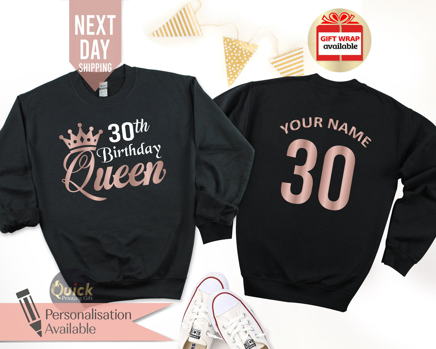 30th Birthday Christmas jumper , Custom Name Girls Sweater , Women birthday Tshirt gift, 1993 Birthday  Women Jumper, winter birthday outfit