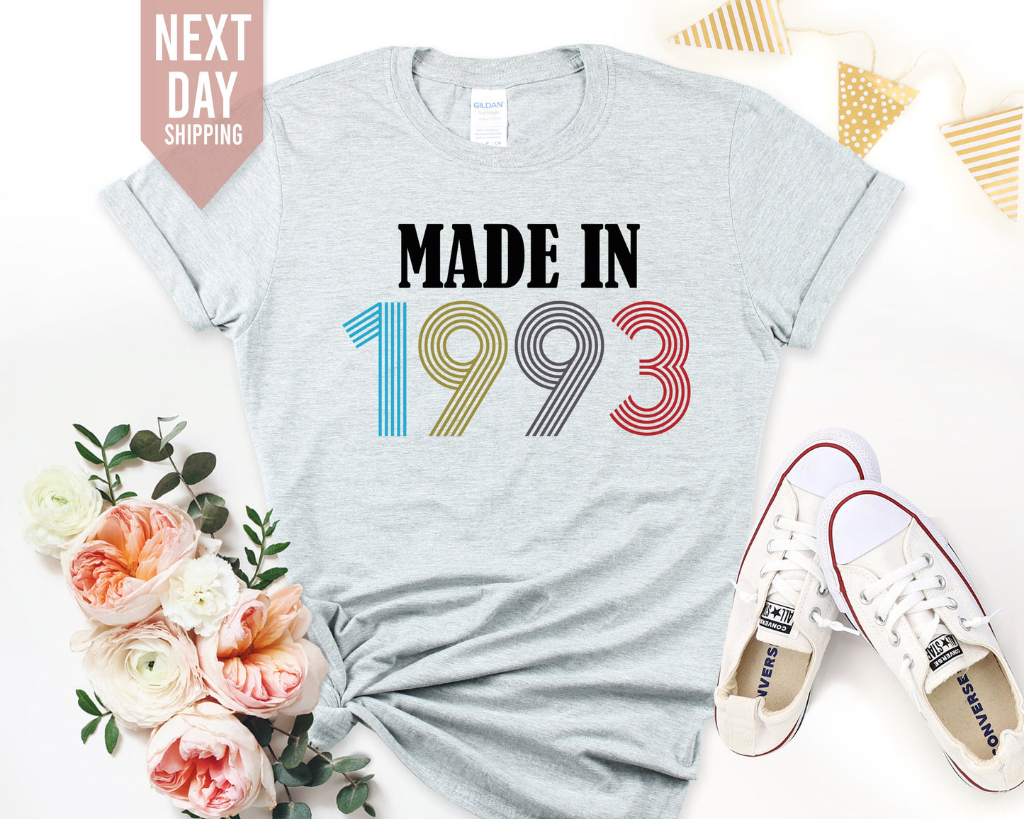 Made in 1993 Birhtday tshirt, 30th Birthday Gifts for Women, Vintage 1993 Birthday Shirt, 30th Birthday Tshirt, Birthday Gifts for Mum