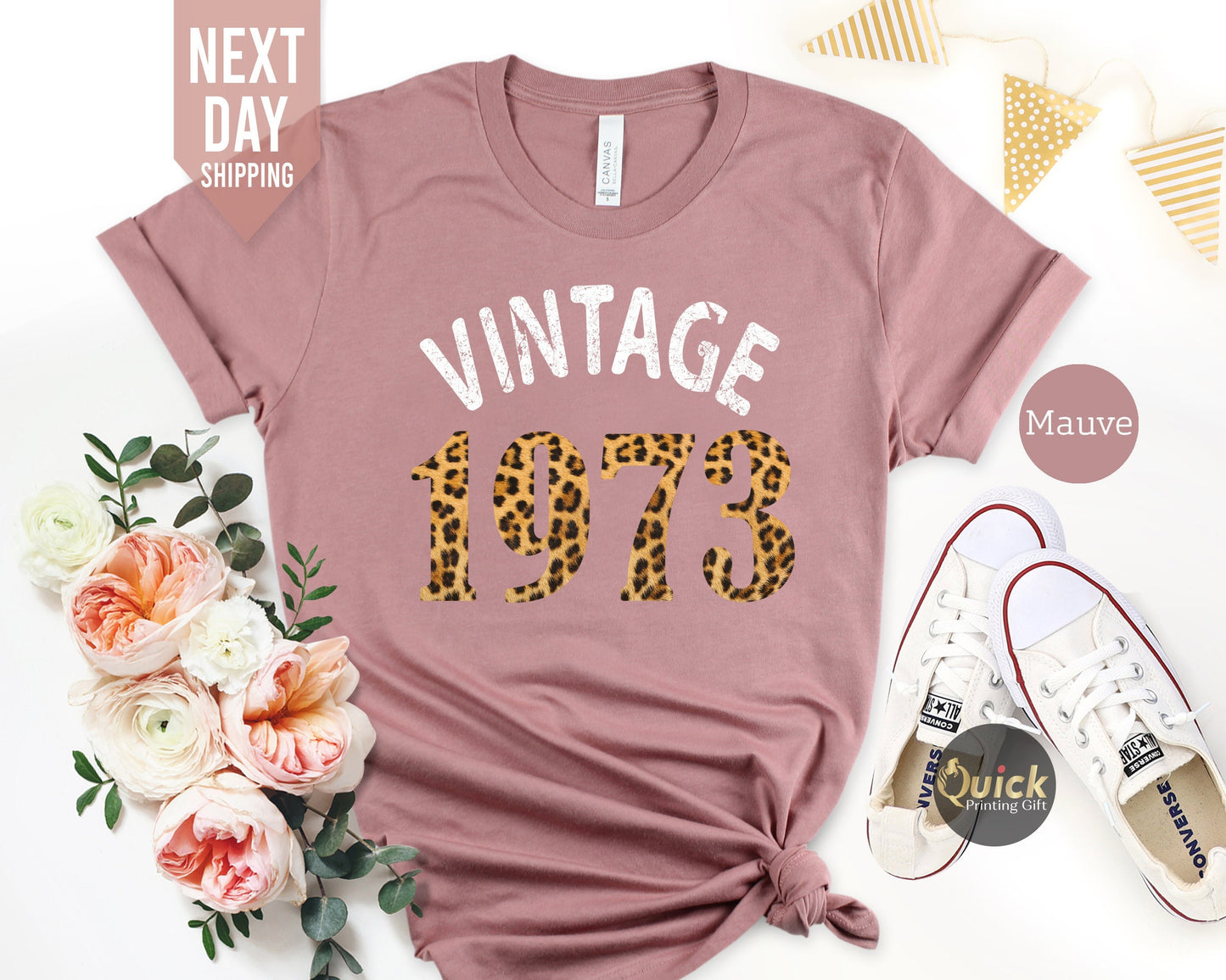 1973 Vintage Birthday Shirt, 50th Birthday Shirt, 50th Birthday Gifts for women, Vintage Birthday gift shirt, Mum Birthday Gift Wife 50th