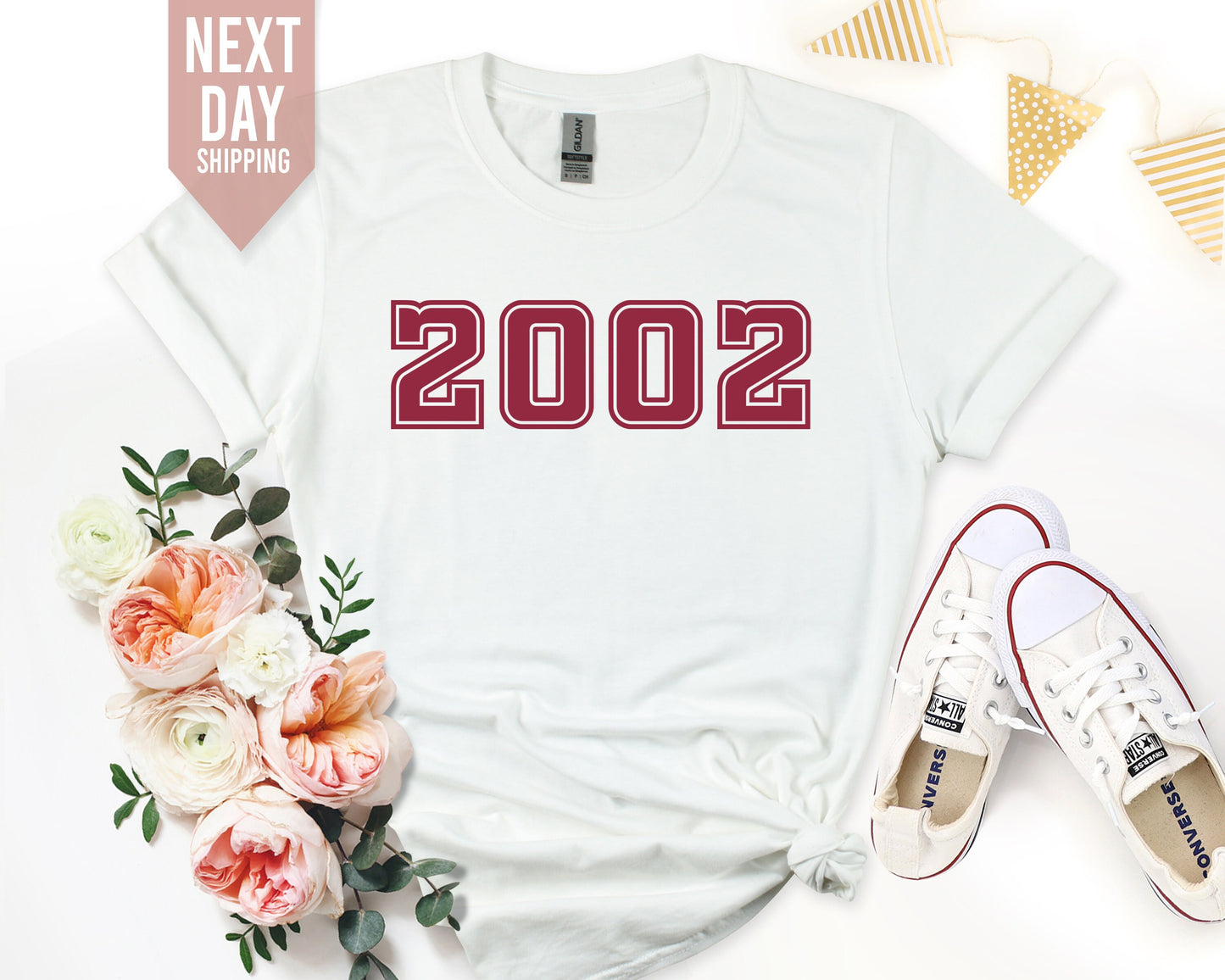 2002 Birthday Year TShirt UK, 21st Birthday Shirts  Girls 21st Birthday Gift, Friends Birthday Party Tshirt, Birthday Gift for her Daughter