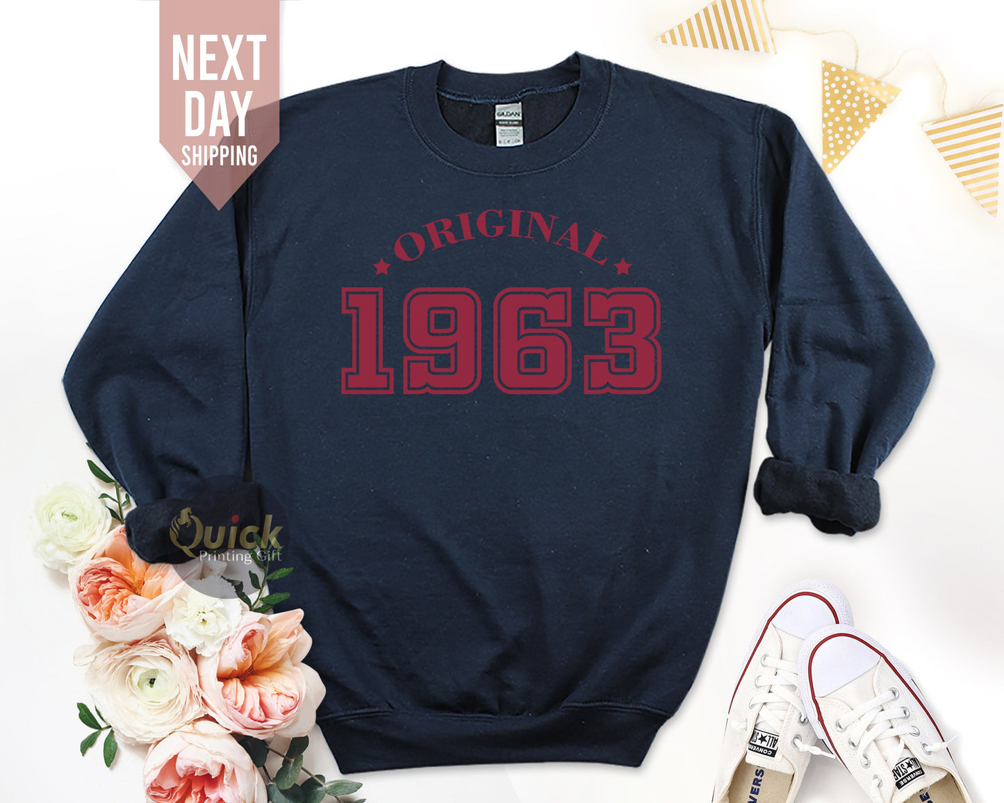 60th Birthday Sweatshirt 2023, 60th Birthday Gift for Women, Vintage Birthday 1963 Jumper for Women Men, Mothers Day  Gift for Mum Dad