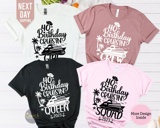 Cruise Shirts Pirate Shirt Birthday Squad, Birthday Trip Shirt, Cruise Squad Family Matching Vacation Shirt, 2023 Cruise Squad Shirt Women