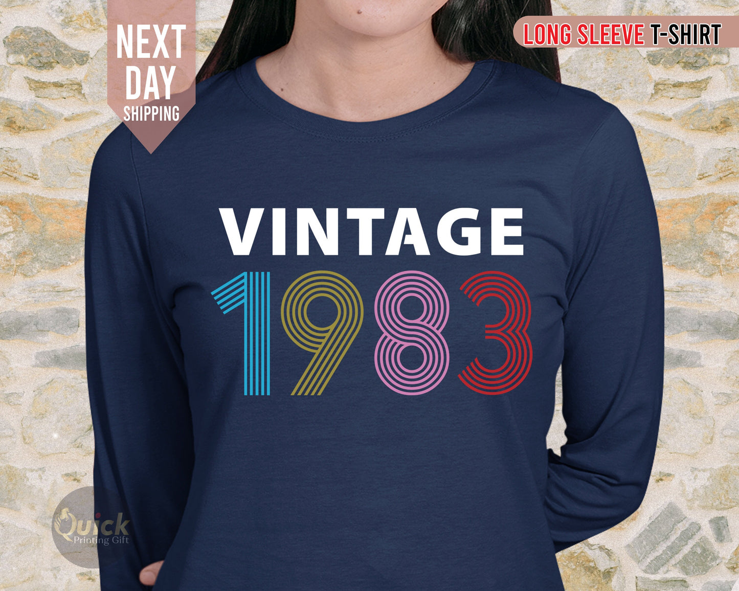 Vintage 1983 Long Sleeve T-Shirt