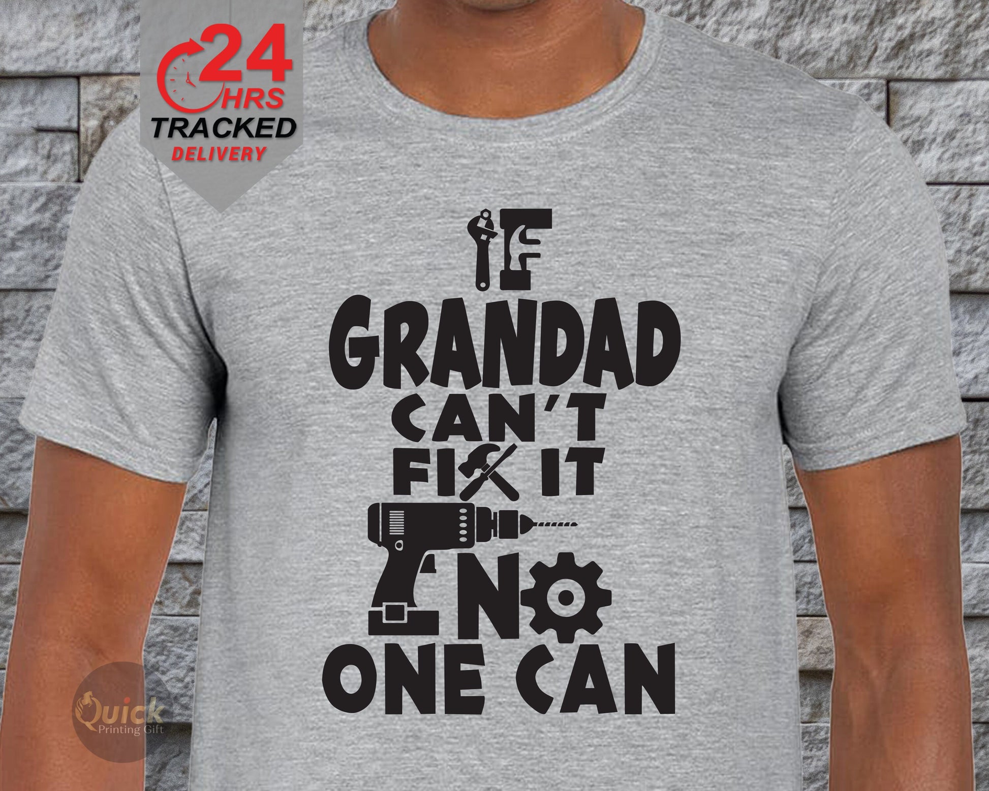 If Grandad Cant Fix It No One Can Tshirt