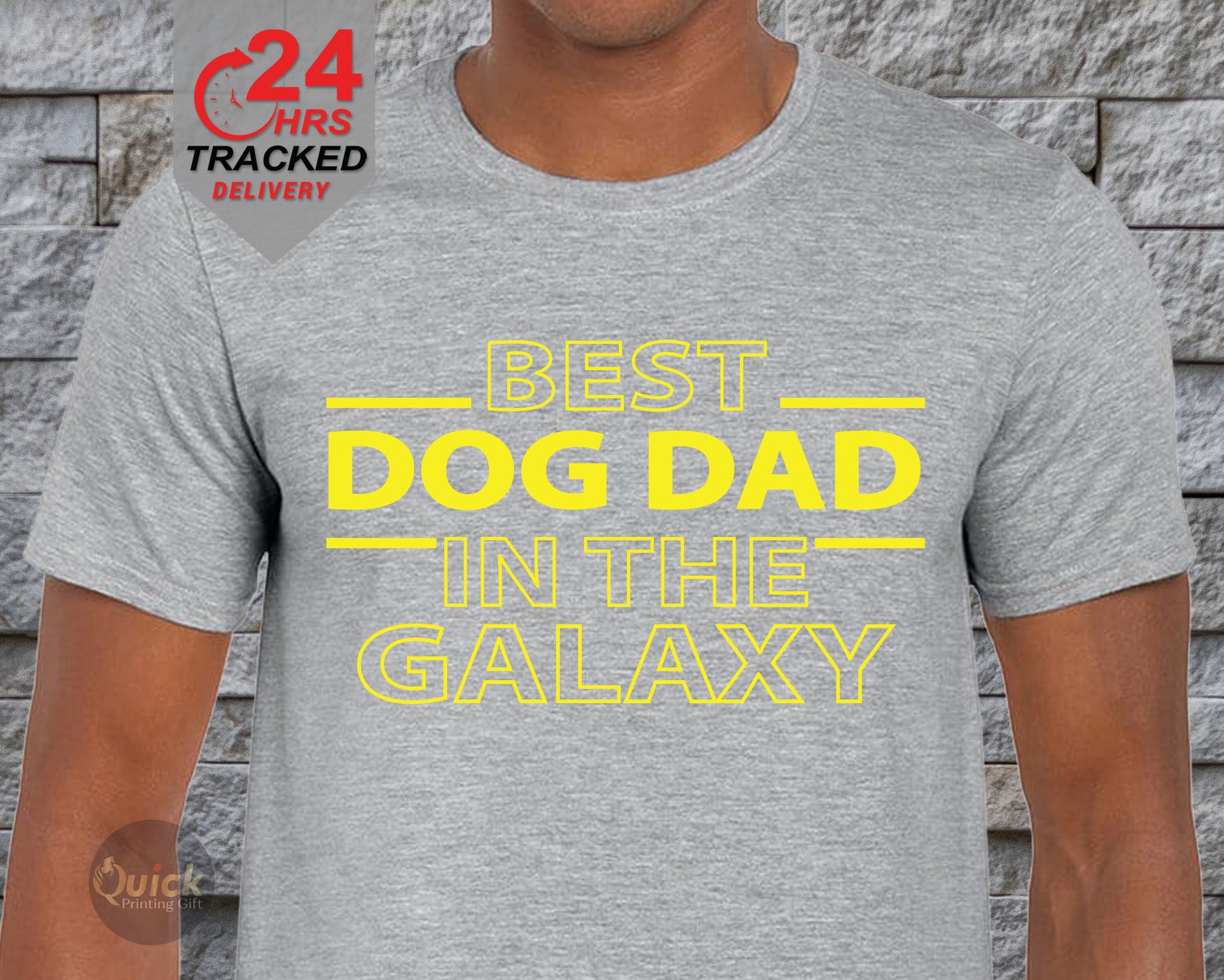 Best Dog Dad In The Galaxy Tshirt