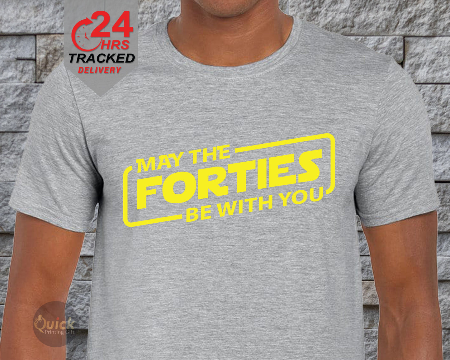 May the forties be with you T shirt, the ideal 40th birthday gift for men, 40th Birthday Gift For Men Him Dad Husband, 40 Year Old Man shirt