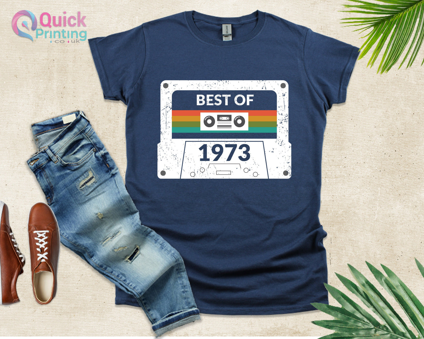 Best Of 1973 Shirt, Vintage 1973 T Shirt, 50th Birthday Gift For Men, Husband Birthday Tee, fiftieth gift ideas, 50th Happy Birthday tee