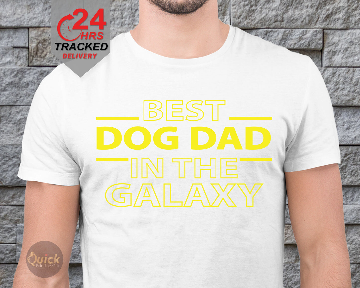 Best Dog Dad In The Galaxy Tshirt