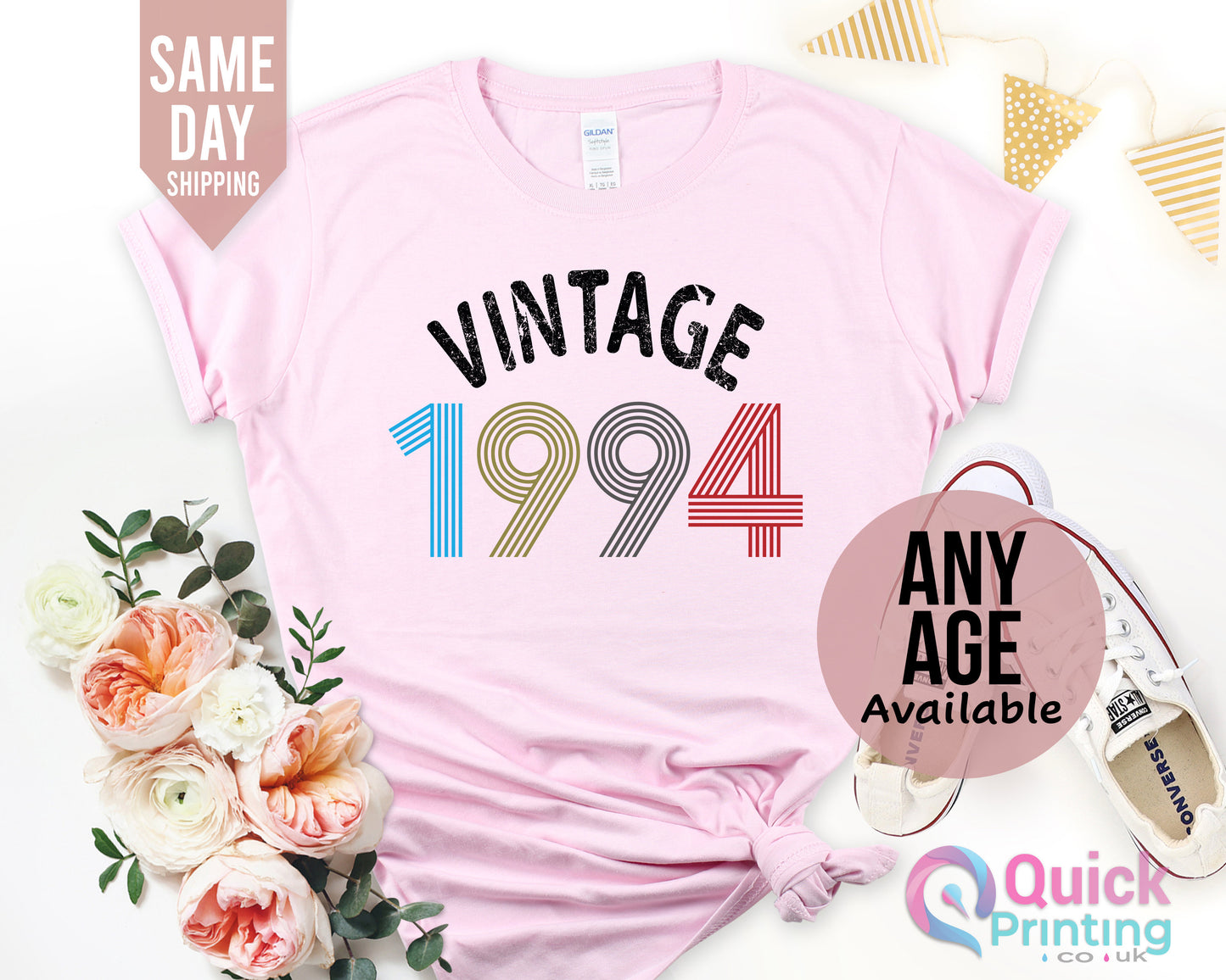 Ladies 30th Birthday T Shirt, 30th Birthday Gift her 1994 Vintage Birthday Shirt, Friends Birthday Gift Tops Tee 30th Birthday T-Shirt Women