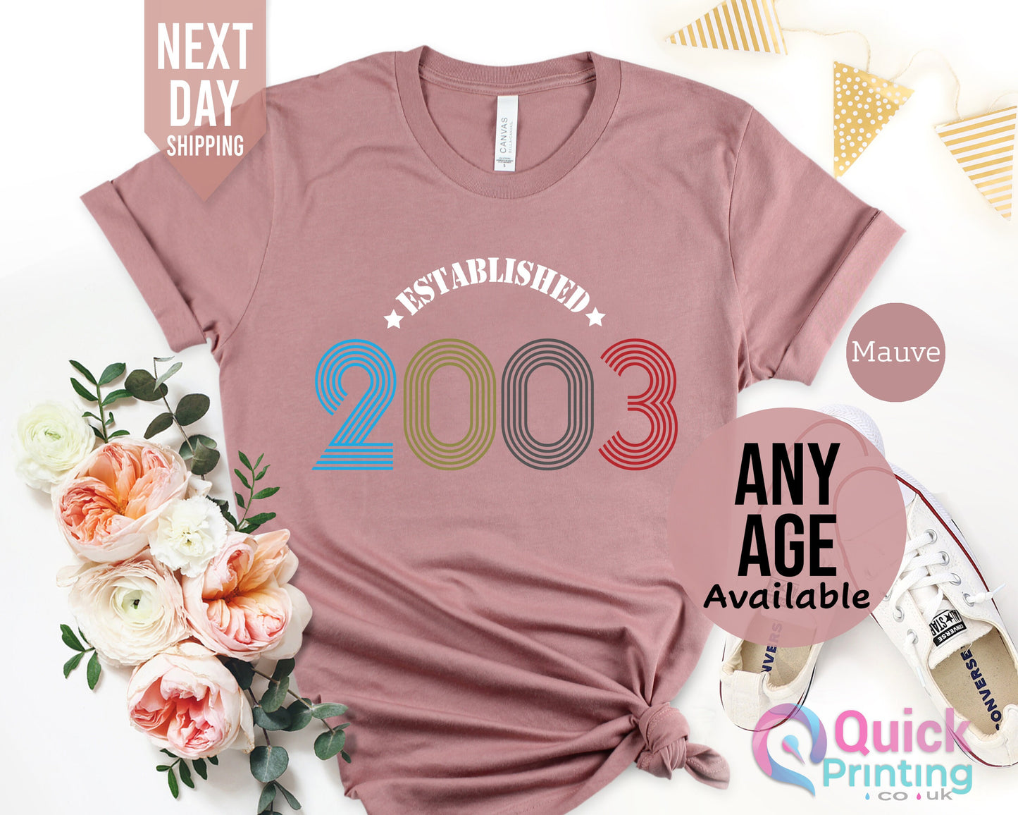 21st Birthday Gift for her, 21st Birthday Party Shirt for Girls Boys, 2003 Birthday Shirt, Birthday Gift 2023, Vingate 2003 Shirt, Birthday