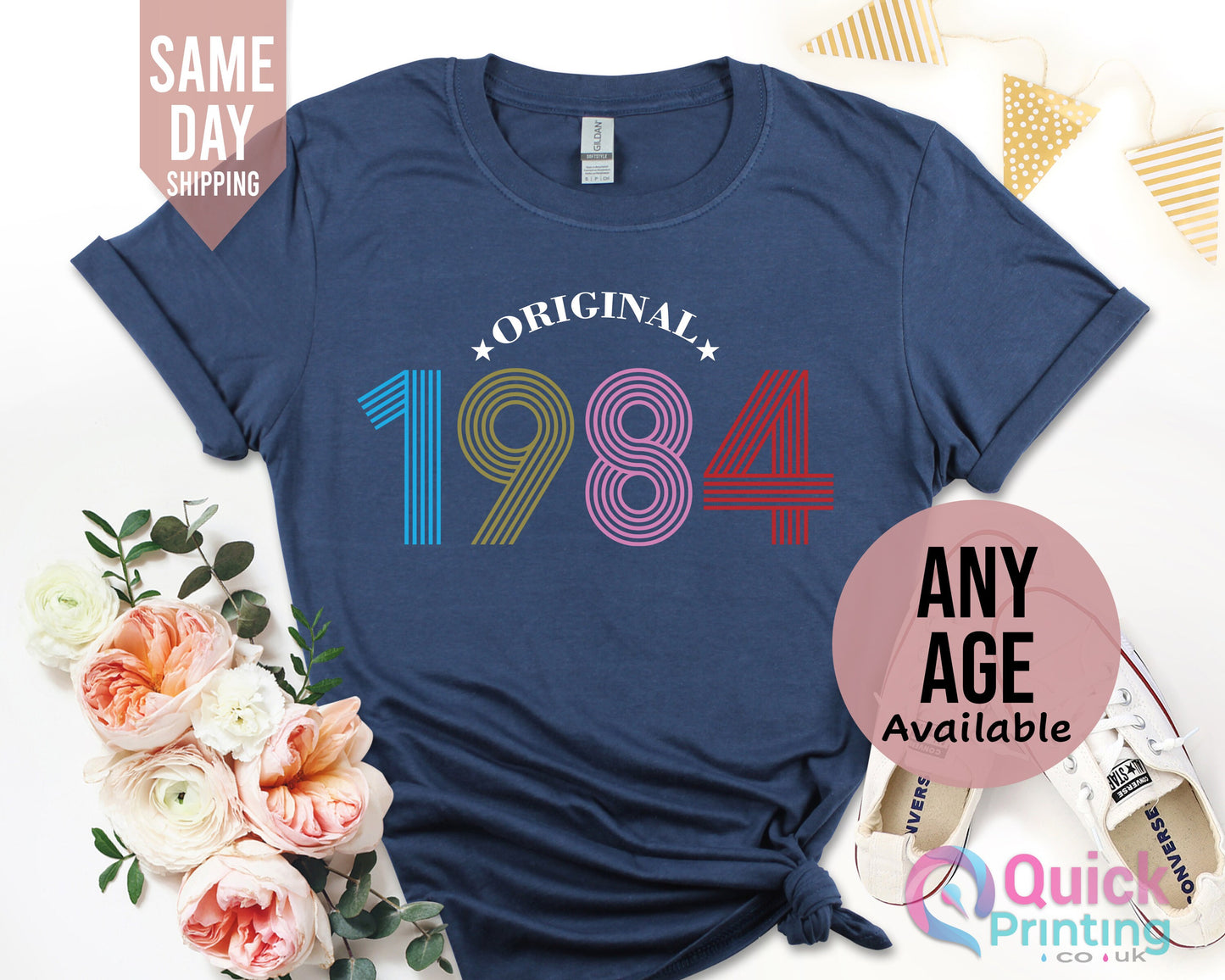 40th Birthday Tshirt, 1984 Vintage Birthday Shirt, 40th Birthday Gifts for women, Vintage Birthday gift shirt, Birthday Gift for Mum